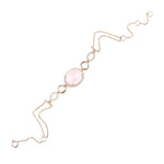 Rose Quartz and Diamond Infinity Heirloom Bracelet Bracelets Estella Collection #product_description# 14k Chain Bracelets Diamond #tag4# #tag5# #tag6# #tag7# #tag8# #tag9# #tag10#