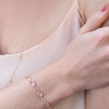Rose Quartz and Geometric Diamond Link Bracelet Bracelets Estella Collection #product_description# 14k Bracelet Chain Bracelets #tag4# #tag5# #tag6# #tag7# #tag8# #tag9# #tag10#