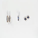 Alternating Blue and White Sapphire Hoop Earrings Earrings Estella Collection #product_description# 32675 10k Birthstone blue #tag4# #tag5# #tag6# #tag7# #tag8# #tag9# #tag10#