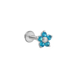 Blue Topaz Flower Flat Back Stud Earrings Estella Collection #product_description# 18124 14k Birthstone Birthstone Earrings #tag4# #tag5# #tag6# #tag7# #tag8# #tag9# #tag10# 5MM