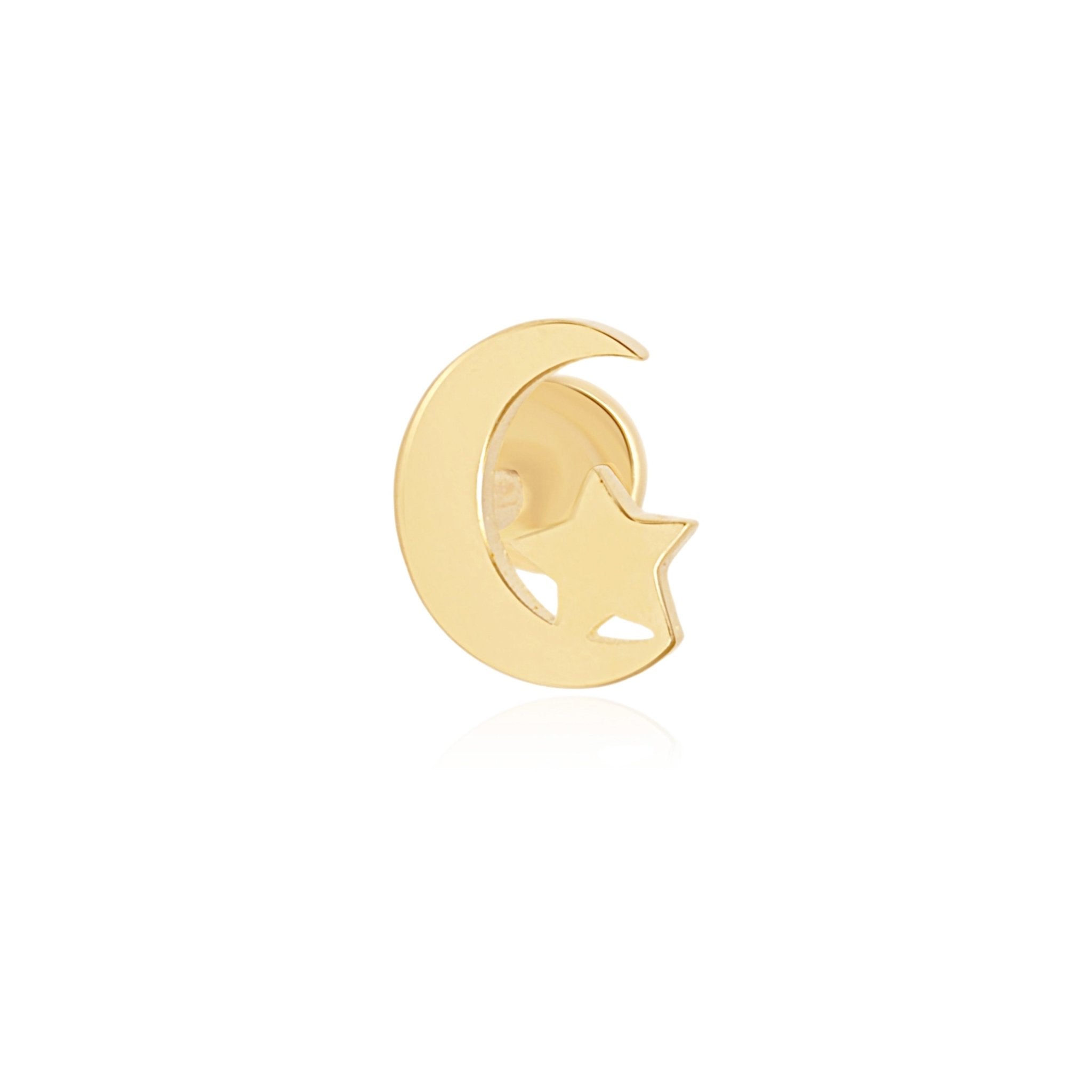 Crescent Moon and Star Flat Back Earring Earrings Estella Collection #product_description# 17924 14k Cartilage Earring Cartilage Earrings #tag4# #tag5# #tag6# #tag7# #tag8# #tag9# #tag10# 14K Yellow Gold 5MM