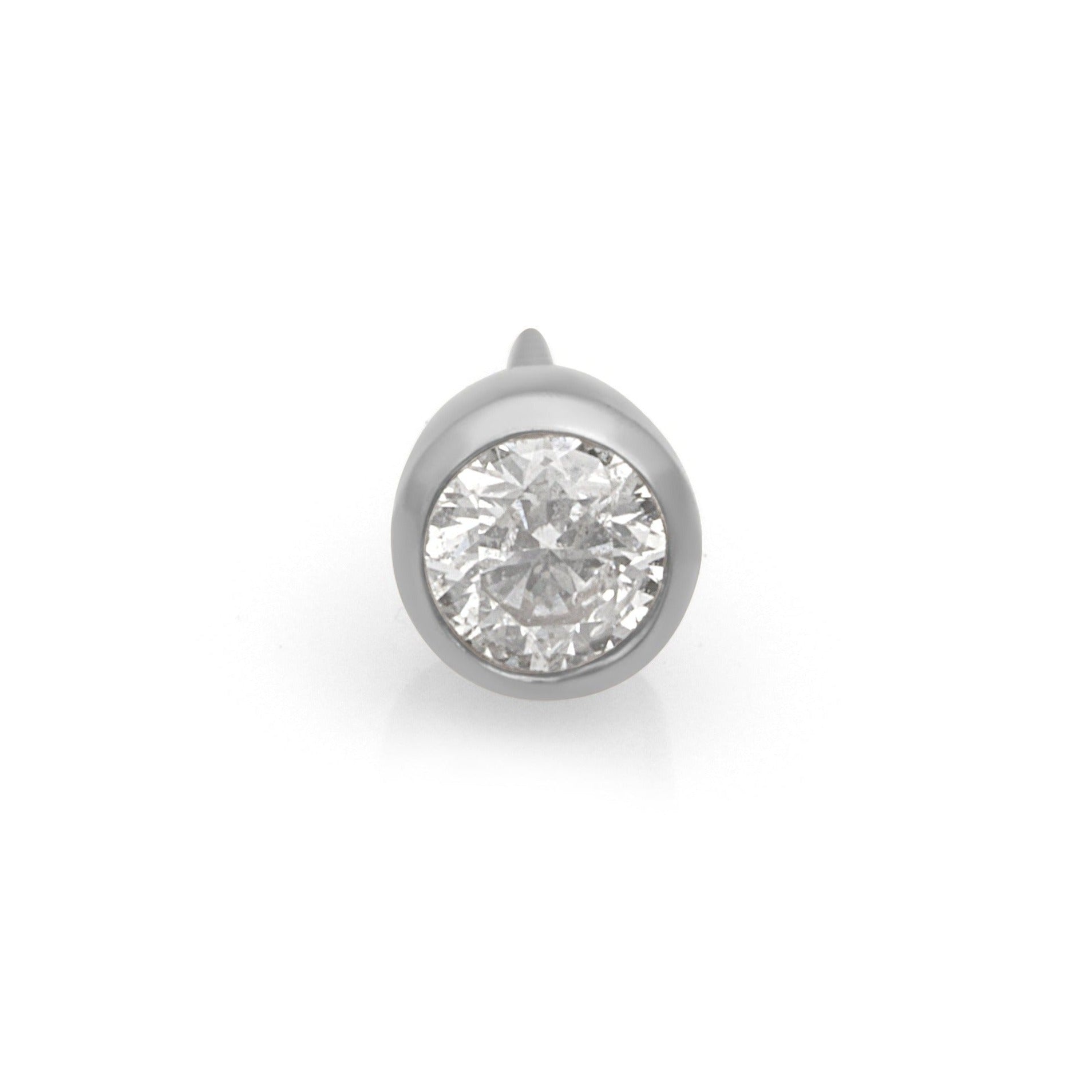 Diamond Bezel Set Flat Back Earring Earrings Estella Collection #product_description# 18426 14k Cartilage Earring Cartilage Earrings #tag4# #tag5# #tag6# #tag7# #tag8# #tag9# #tag10# 0.03 ct 5MM
