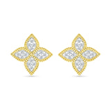 Diamond Clover Studs in Braided Gold Earrings Estella Collection #product_description# 32666 Diamond Made to Order Traditional Stud #tag4# #tag5# #tag6# #tag7# #tag8# #tag9# #tag10#