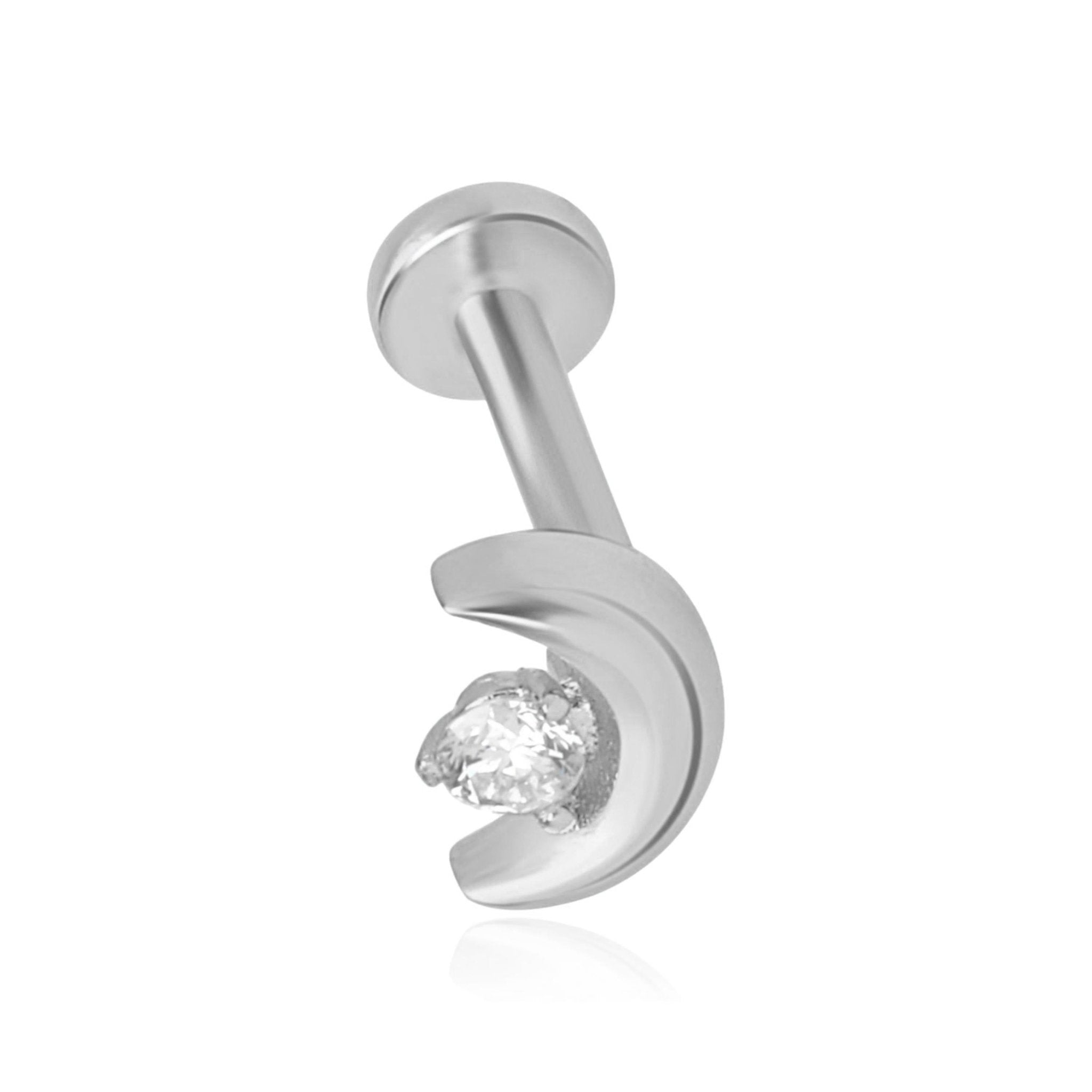 Diamond Crescent Moon Flat Back Earring Earrings Estella Collection #product_description# 18476 14k Birthstone Birthstone Earrings #tag4# #tag5# #tag6# #tag7# #tag8# #tag9# #tag10# 5MM