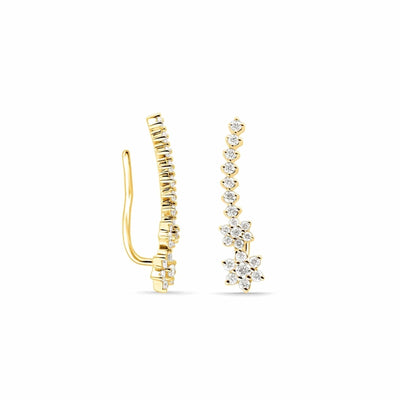 Diamond Flower Ear Climber Earring Earrings Estella Collection #product_description# 17345 14k Birthstone Birthstone Earrings #tag4# #tag5# #tag6# #tag7# #tag8# #tag9# #tag10#