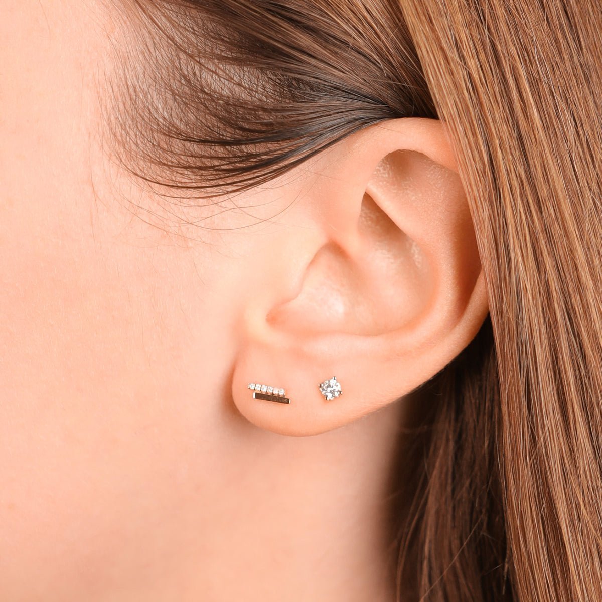 Diamond Pavé Double Bar Stud Earrings Earrings Estella Collection #product_description# 17642 14k Birthstone Birthstone Earrings #tag4# #tag5# #tag6# #tag7# #tag8# #tag9# #tag10#