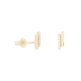 Diamond Pavé Double Bar Stud Earrings Earrings Estella Collection #product_description# 17643 14k Birthstone Birthstone Earrings #tag4# #tag5# #tag6# #tag7# #tag8# #tag9# #tag10#