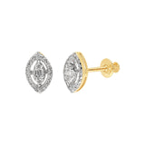 Diamond Pavé Marquise with Halo Screw Back Earrings Earrings Estella Collection #product_description# 14k Birthstone Birthstone Earrings #tag4# #tag5# #tag6# #tag7# #tag8# #tag9# #tag10#