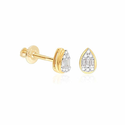 Diamond PavÃ© Pear Screw Back Earrings Earrings Estella Collection #product_description# 17799 14k Birthstone Birthstone Earrings #tag4# #tag5# #tag6# #tag7# #tag8# #tag9# #tag10#