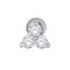 Diamond Trinity Cluster Flat Back Earring Earrings Estella Collection #product_description# 18347 14k April Birthstone Birthstone #tag4# #tag5# #tag6# #tag7# #tag8# #tag9# #tag10# 5MM