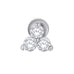 Diamond Trinity Cluster Flat Back Earring Earrings Estella Collection #product_description# 18347 14k April Birthstone Birthstone #tag4# #tag5# #tag6# #tag7# #tag8# #tag9# #tag10# 5MM