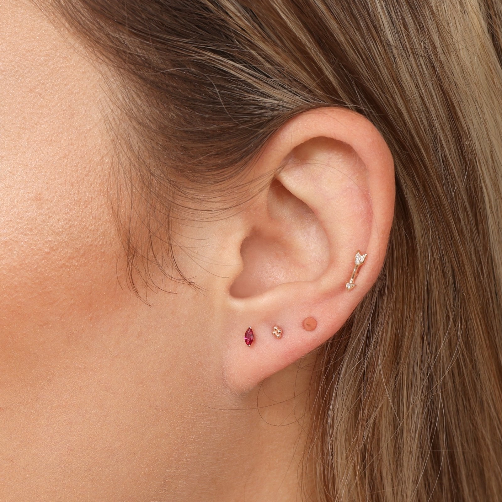 Four Bead Cluster Flat Back Stud Earrings Estella Collection #product_description# 17970 14k Cartilage Earring Cartilage Earrings #tag4# #tag5# #tag6# #tag7# #tag8# #tag9# #tag10# 5MM