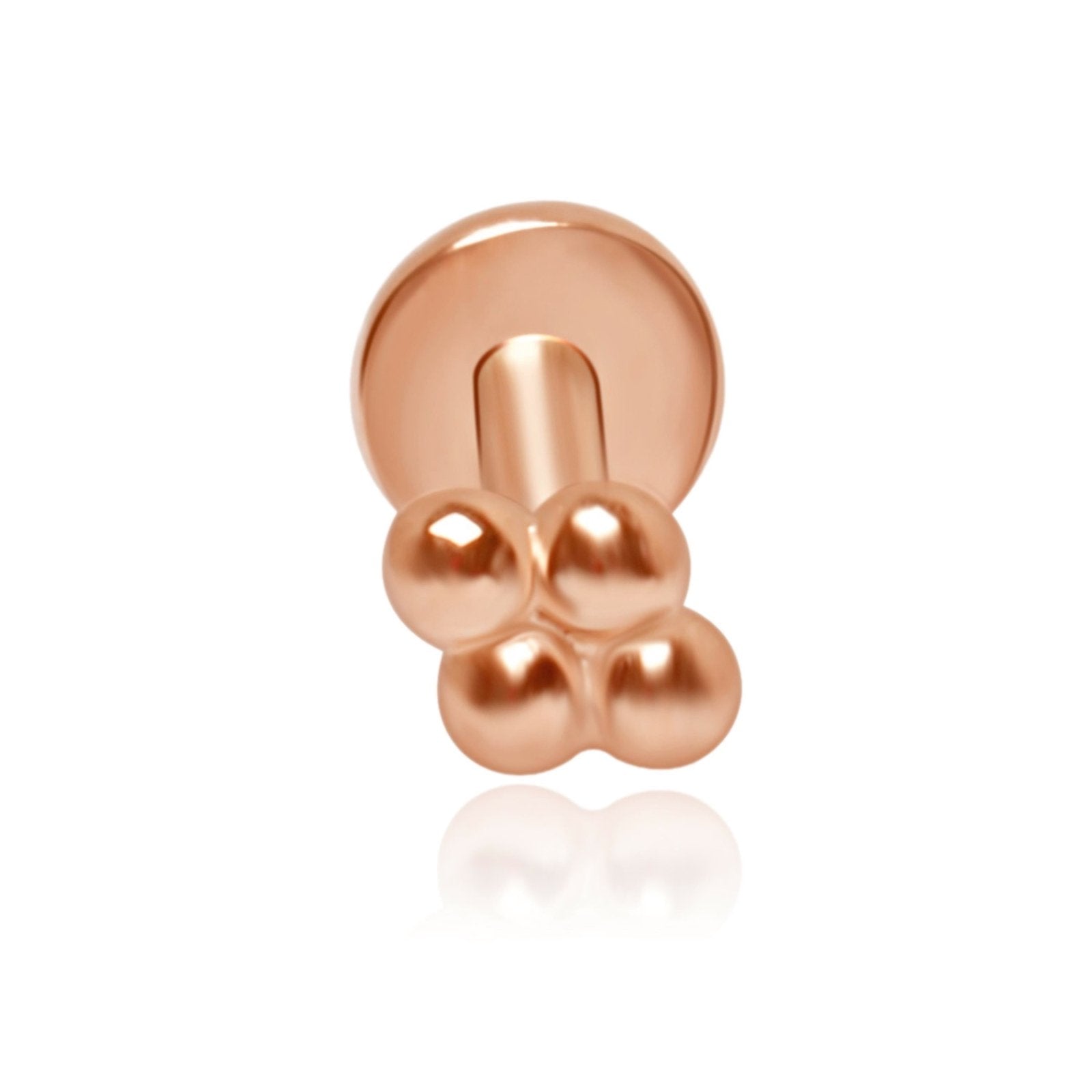 Four Bead Cluster Flat Back Stud Earrings Estella Collection #product_description# 17970 14k Cartilage Earring Cartilage Earrings #tag4# #tag5# #tag6# #tag7# #tag8# #tag9# #tag10# 5MM