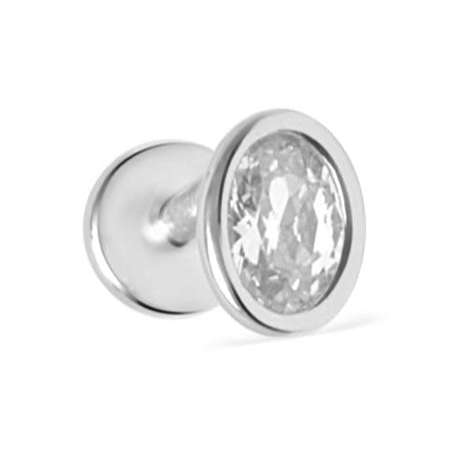 Oval Cubic Zirconia Flat Back Earring in Bezel Set Solid 14k Gold Earrings Estella Collection #product_description# 18313 14k Cartilage Earring Cartilage Earrings #tag4# #tag5# #tag6# #tag7# #tag8# #tag9# #tag10# 5MM