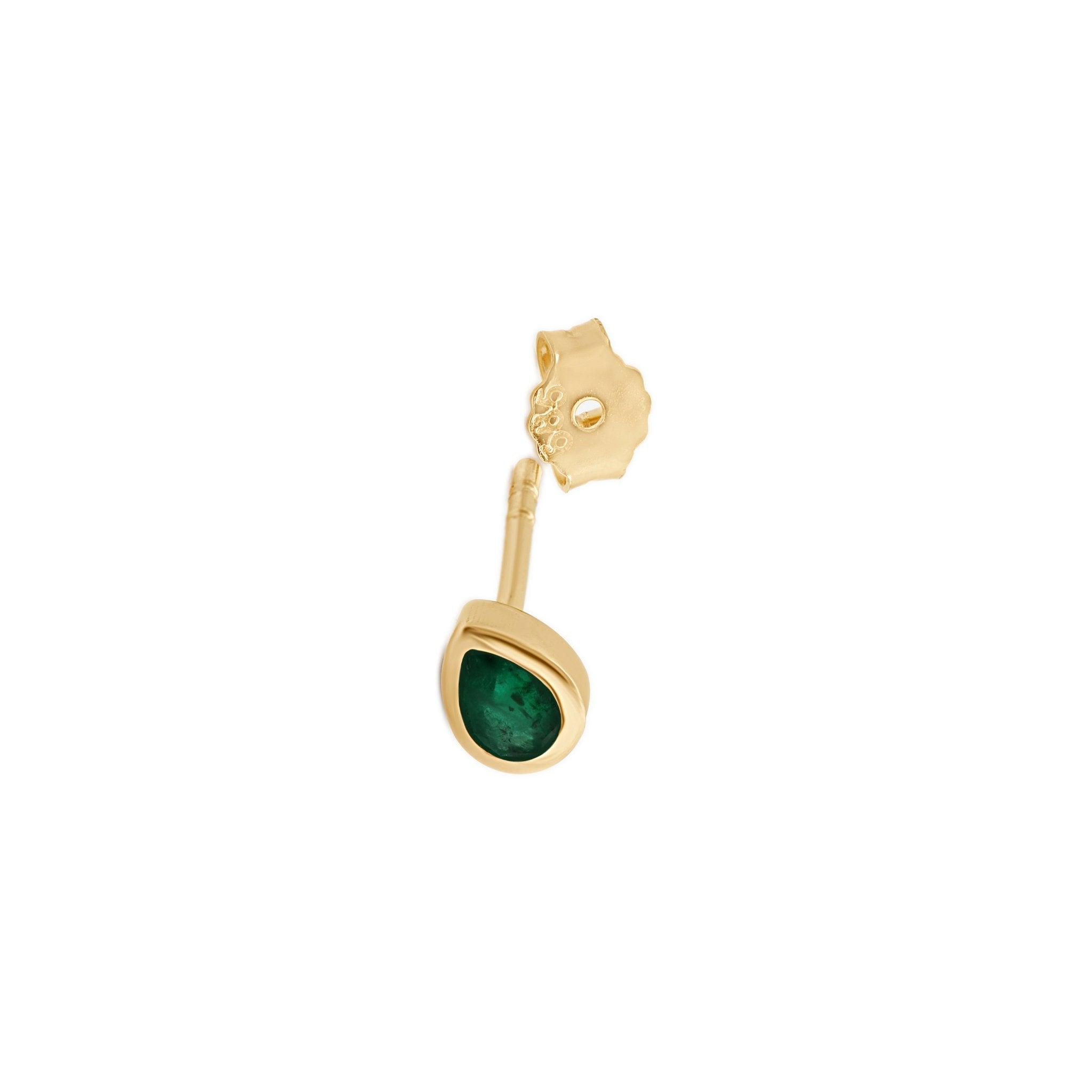 Pear Emerald Bezel Set Earring Earrings Estella Collection #product_description# 17987 14k Birthstone Birthstone Earrings #tag4# #tag5# #tag6# #tag7# #tag8# #tag9# #tag10#