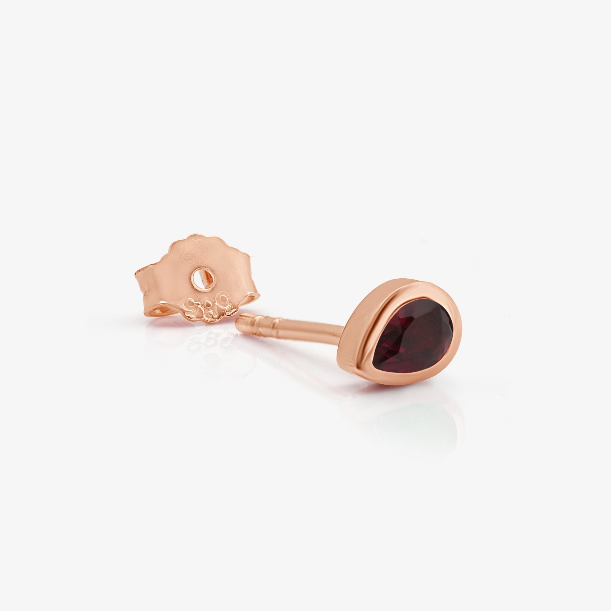 Pear Ruby Bezel Set Earring Earrings Estella Collection #product_description# 17989 14k Birthstone Earrings #tag4# #tag5# #tag6# #tag7# #tag8# #tag9# #tag10#