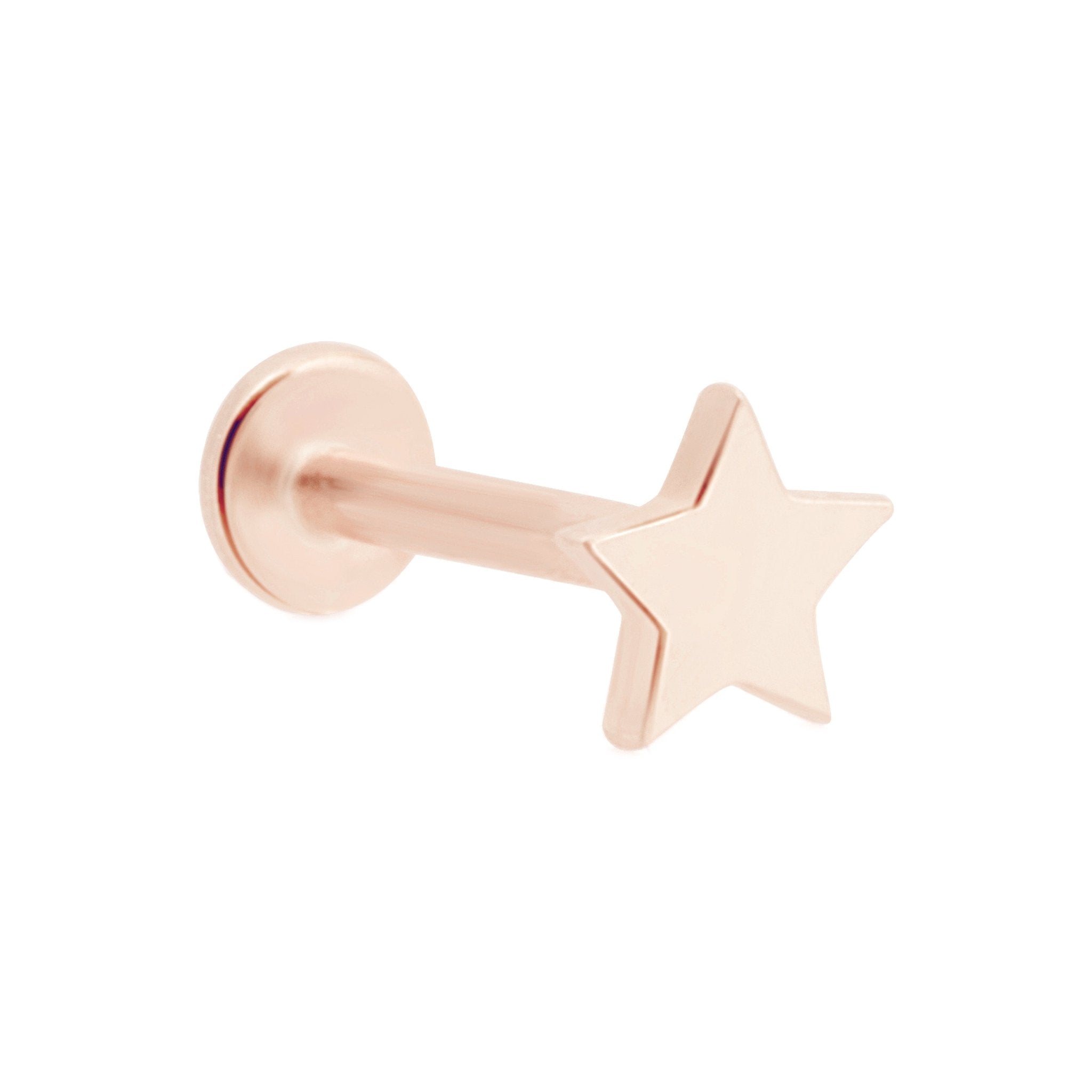 Rose Gold Star Flat Back Stud Earrings Estella Collection #product_description# 18281 14k Cartilage Earring Cartilage Earrings #tag4# #tag5# #tag6# #tag7# #tag8# #tag9# #tag10# 5MM