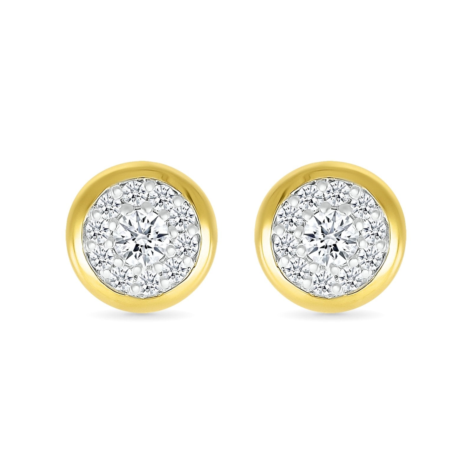 Round Diamond Illusion Studs Earrings Estella Collection 32683 10k Birthstone Birthstone Earrings #tag4# #tag5# #tag6# #tag7# #tag8# #tag9# #tag10#