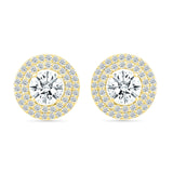 Round White Sapphire Studs with Double Halo Earrings Estella Collection #product_description# 32655 Made to Order New Arrivals Traditional Stud #tag4# #tag5# #tag6# #tag7# #tag8# #tag9# #tag10#