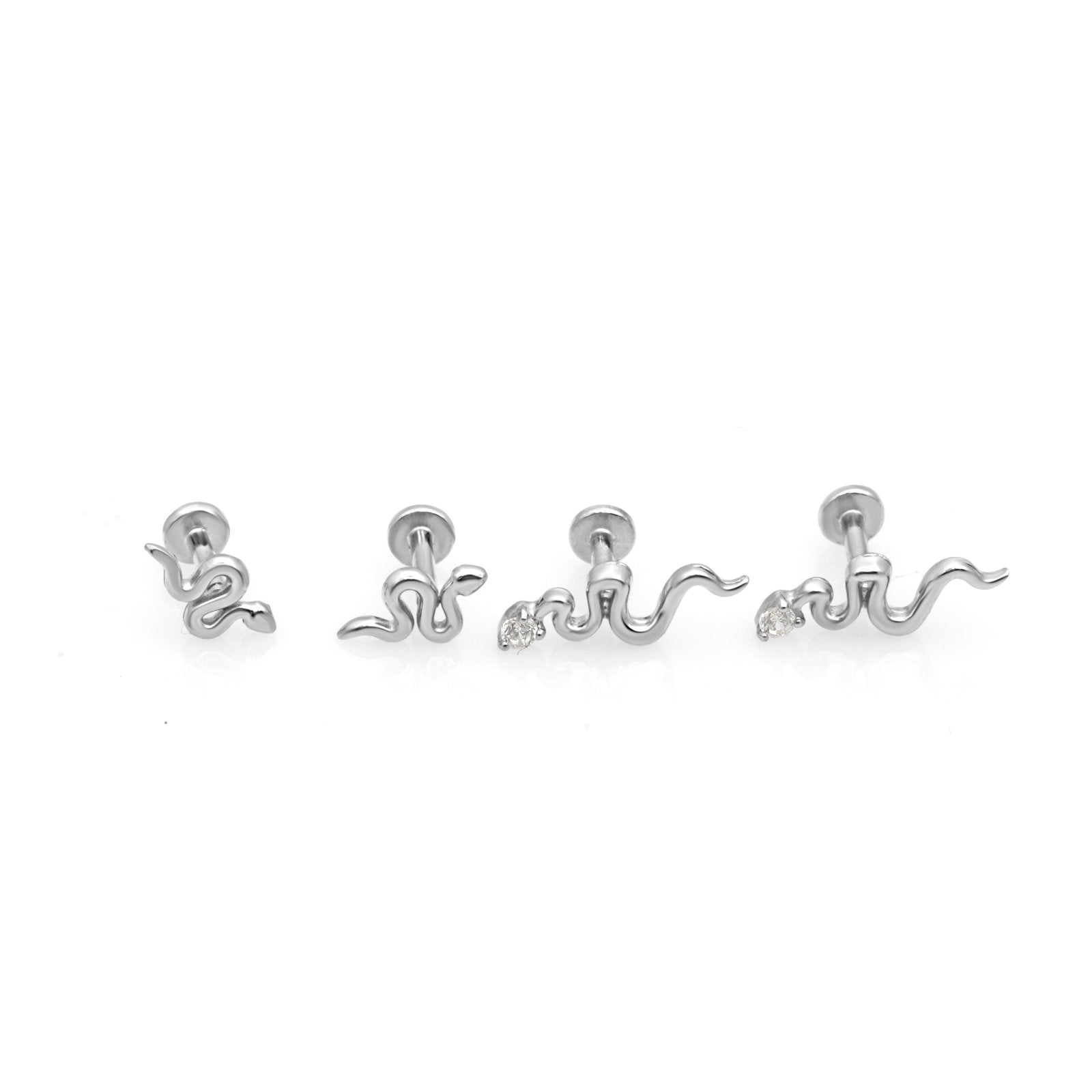 Snake Flat Back Earring with Stone Earrings Estella Collection #product_description# 18330 14k Cartilage Earring Cartilage Earrings #tag4# #tag5# #tag6# #tag7# #tag8# #tag9# #tag10# 5MM