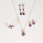 Teardrop Amethyst Dangle and Drop Stud Earrings with White Sapphires Earrings Estella Collection #product_description# 32658 Amethyst Dangle Earrings Made to Order #tag4# #tag5# #tag6# #tag7# #tag8# #tag9# #tag10#