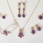 Teardrop Amethyst Dangle and Drop Stud Earrings with White Sapphires Earrings Estella Collection #product_description# 32658 Amethyst Dangle Earrings Made to Order #tag4# #tag5# #tag6# #tag7# #tag8# #tag9# #tag10#