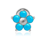 Turquoise Flower Flat Back Stud Earrings Estella Collection #product_description# 18462 14k Birthstone Blue Gemstone #tag4# #tag5# #tag6# #tag7# #tag8# #tag9# #tag10# 5MM