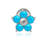 Turquoise Flower Flat Back Stud Earrings Estella Collection #product_description# 18462 14k Birthstone Blue Gemstone #tag4# #tag5# #tag6# #tag7# #tag8# #tag9# #tag10# 5MM