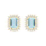 Aquamarine with White Sapphire Halo Earrings Earrings Estella Collection #product_description# 32656 10k Aquamarine Birthstone #tag4# #tag5# #tag6# #tag7# #tag8# #tag9# #tag10#