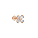 Beaded Diamond Four Petal Flower Flat Back Stud Earrings Estella Collection #product_description# 17925 14k Birthstone Cartilage Earring #tag4# #tag5# #tag6# #tag7# #tag8# #tag9# #tag10# 5MM