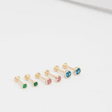 Bezel Set Pink Tourmaline Flat Back Stud Earrings Estella Collection #product_description# 17949 14k Birthstone Cartilage Earring #tag4# #tag5# #tag6# #tag7# #tag8# #tag9# #tag10# 2MM 5MM