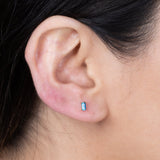 Blue Topaz Baguette Flat Back Stud Earrings Estella Collection #product_description# 18465 14k Birthstone Birthstone Earrings #tag4# #tag5# #tag6# #tag7# #tag8# #tag9# #tag10# 5MM