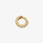 Cubic Zirconia Studded Huggie Earring Earrings Estella Collection #product_description# 14k cartilage hoop Colorless Gemstone #tag4# #tag5# #tag6# #tag7# #tag8# #tag9# #tag10#