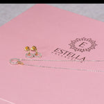 Dangling Diamond Eternity Circle Stud Earrings Earrings Estella Collection 32647 925 Diamond Made to Order