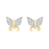 Diamond Butterfly Earrings Earrings Estella Collection 32682 10k April Birthstone Colorless Gemstone #tag4# #tag5# #tag6# #tag7# #tag8# #tag9# #tag10#