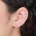 Diamond Flat Back Stud Earrings Estella Collection 18066 14k Birthstone Birthstone Earrings #tag4# #tag5# #tag6# #tag7# #tag8# #tag9# #tag10# 14k Rose Gold 0.04 ct/2MM 5MM