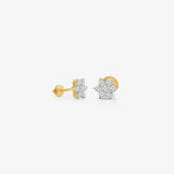 Diamond Flower Screw Back Earring Earrings Estella Collection #product_description# 18046 14k April Birthstone Birthstone #tag4# #tag5# #tag6# #tag7# #tag8# #tag9# #tag10# 14K Yellow Gold 0.16ct