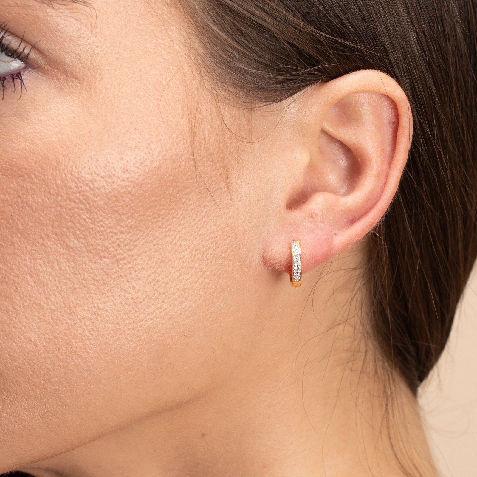 Double Diamond Hoops Earrings Estella Collection #product_description# 14k Birthstone Birthstone Earrings #tag4# #tag5# #tag6# #tag7# #tag8# #tag9# #tag10#
