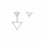 Double Diamond Triangle Ear Jackets & Studs Earrings Estella Collection #product_description# 17529 14k Birthstone Birthstone Earrings #tag4# #tag5# #tag6# #tag7# #tag8# #tag9# #tag10#