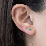 Emerald Baguette Flat Back Stud Earrings Estella Collection #product_description# 18245 14k Birthstone Cartilage Earring #tag4# #tag5# #tag6# #tag7# #tag8# #tag9# #tag10# 5MM