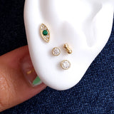 Emerald Evil Eye Flat Back Stud Earrings Estella Collection #product_description# 17881 14k Birthstone Birthstone Earrings #tag4# #tag5# #tag6# #tag7# #tag8# #tag9# #tag10# 5MM