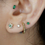 Emerald Flat Back Stud Earrings Estella Collection #product_description# 18092 14k Birthstone Cartilage Earring #tag4# #tag5# #tag6# #tag7# #tag8# #tag9# #tag10# 2.5mm 5MM