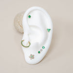 Emerald Flat Back Stud Earrings Estella Collection #product_description# 18092 14k Birthstone Cartilage Earring #tag4# #tag5# #tag6# #tag7# #tag8# #tag9# #tag10# 2.5mm 5MM