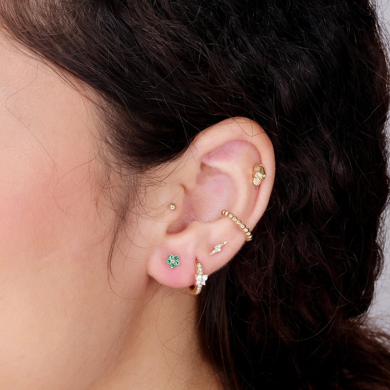 Emerald Flower Flat Back Stud Earrings Estella Collection #product_description# 18122 14k Birthstone Birthstone Earrings #tag4# #tag5# #tag6# #tag7# #tag8# #tag9# #tag10# 5MM