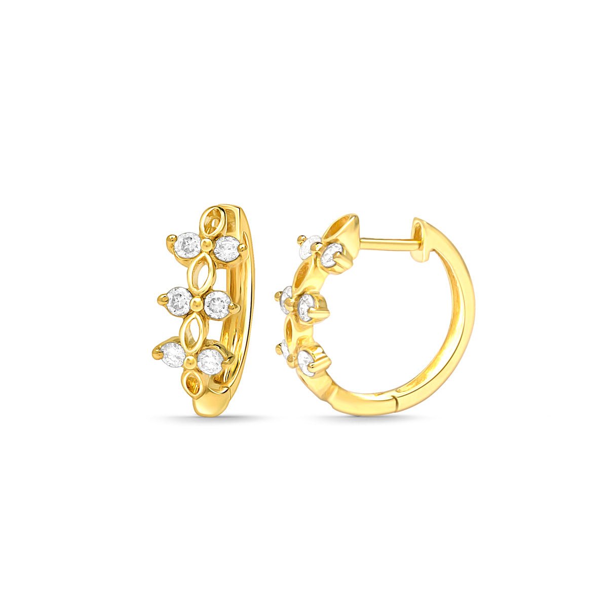 Floral Diamond Huggie Earrings Earrings Estella Collection #product_description# 17346 14k April Birthstone Birthstone #tag4# #tag5# #tag6# #tag7# #tag8# #tag9# #tag10#