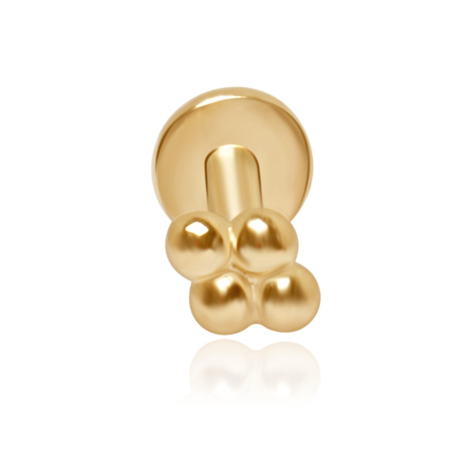 Four Bead Cluster Flat Back Stud Earrings Estella Collection #product_description# 17913 14k Cartilage Earring Cartilage Earrings #tag4# #tag5# #tag6# #tag7# #tag8# #tag9# #tag10# 5MM
