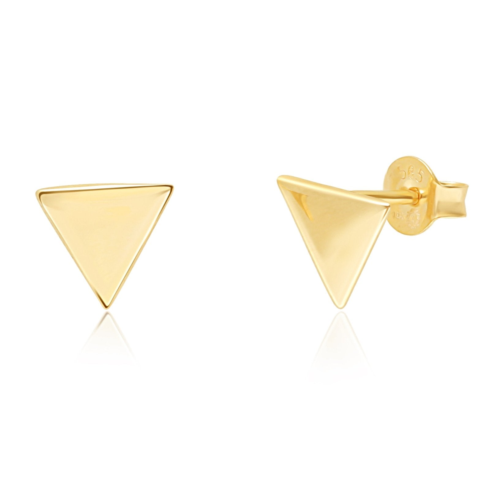 Minimalist Triangle Screw Back Earrings Earrings Estella Collection #product_description# 14k Earrings Everyday Earrings #tag4# #tag5# #tag6# #tag7# #tag8# #tag9# #tag10#