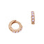 Opal Pavé Studded Huggie Earring Earrings Estella Collection 18118 14k Birthstone Earrings #tag4# #tag5# #tag6# #tag7# #tag8# #tag9# #tag10# 14K Rose Gold 5MM