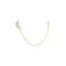 PavÃ© Studded Moon Chain Earring Earrings Estella Collection #product_description# 14k Chain Earrings Cubic Zirconia #tag4# #tag5# #tag6# #tag7# #tag8# #tag9# #tag10#