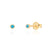 Petite Turquoise Earrings Bezel Earrings Estella Collection 17746-Pair 14k Birthstone Birthstone Earrings #tag4# #tag5# #tag6# #tag7# #tag8# #tag9# #tag10# Pair 14K Yellow Gold